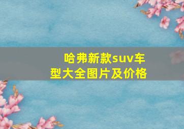 哈弗新款suv车型大全图片及价格