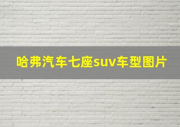 哈弗汽车七座suv车型图片