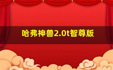 哈弗神兽2.0t智尊版