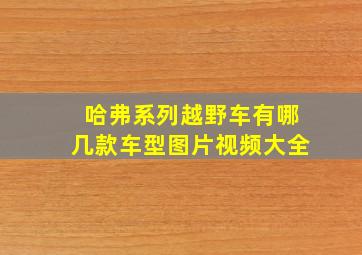 哈弗系列越野车有哪几款车型图片视频大全