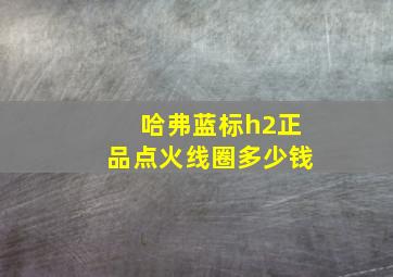 哈弗蓝标h2正品点火线圈多少钱