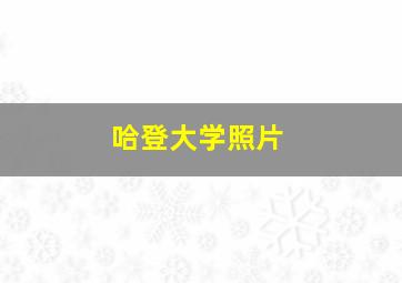 哈登大学照片