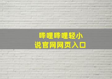 哔哩哔哩轻小说官网网页入口