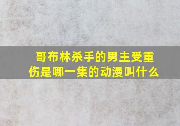 哥布林杀手的男主受重伤是哪一集的动漫叫什么