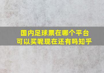 国内足球票在哪个平台可以买呢现在还有吗知乎