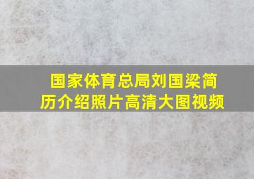 国家体育总局刘国梁简历介绍照片高清大图视频