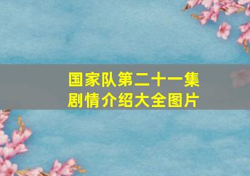 国家队第二十一集剧情介绍大全图片