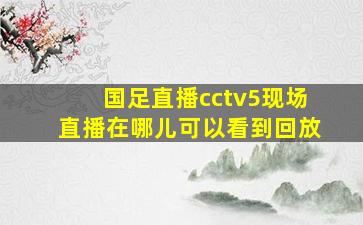 国足直播cctv5现场直播在哪儿可以看到回放