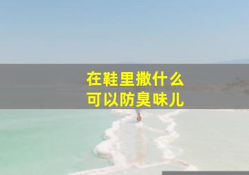 在鞋里撒什么可以防臭味儿