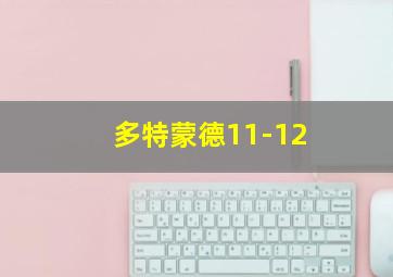 多特蒙德11-12