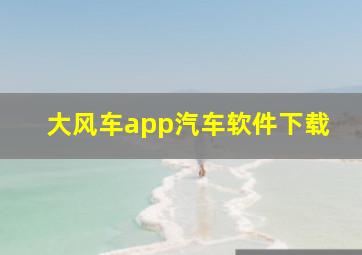 大风车app汽车软件下载