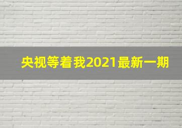 央视等着我2021最新一期