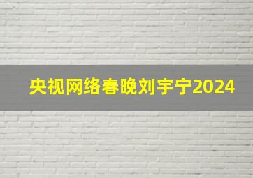 央视网络春晚刘宇宁2024