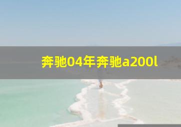 奔驰04年奔驰a200l