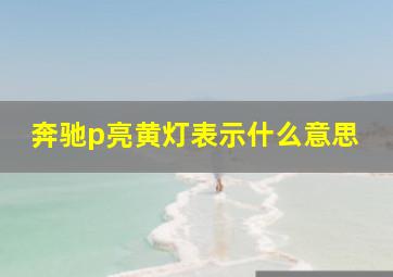 奔驰p亮黄灯表示什么意思