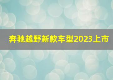 奔驰越野新款车型2023上市