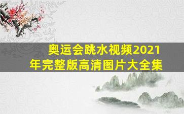 奥运会跳水视频2021年完整版高清图片大全集