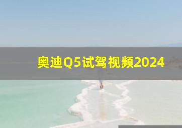 奥迪Q5试驾视频2024