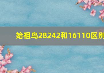 始祖鸟28242和16110区别