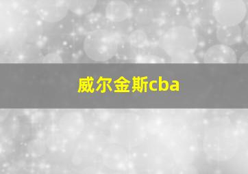 威尔金斯cba