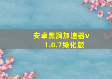 安卓黑洞加速器v1.0.7绿化版