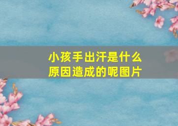 小孩手出汗是什么原因造成的呢图片