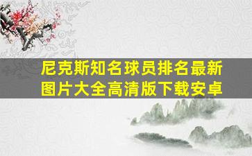 尼克斯知名球员排名最新图片大全高清版下载安卓