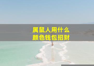 属鼠人用什么颜色钱包招财