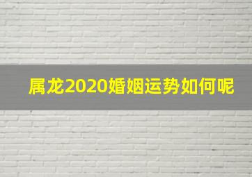 属龙2020婚姻运势如何呢