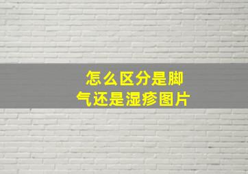 怎么区分是脚气还是湿疹图片