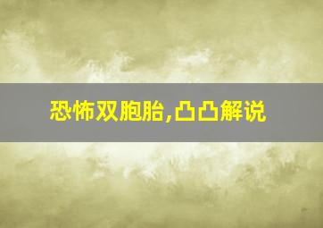 恐怖双胞胎,凸凸解说