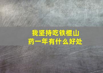 我坚持吃铁棍山药一年有什么好处