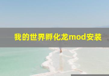 我的世界孵化龙mod安装