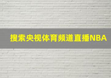 搜索央视体育频道直播NBA