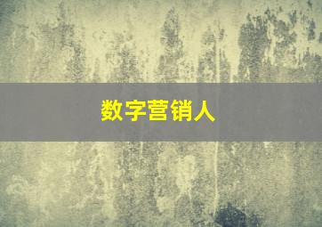 数字营销人