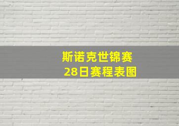 斯诺克世锦赛28日赛程表图