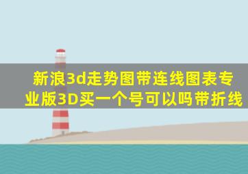 新浪3d走势图带连线图表专业版3D买一个号可以吗带折线