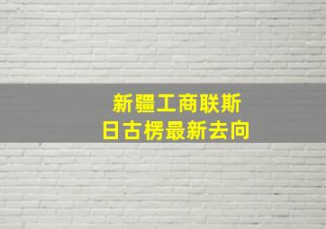 新疆工商联斯日古楞最新去向