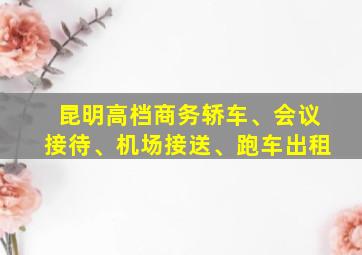 昆明高档商务轿车、会议接待、机场接送、跑车出租