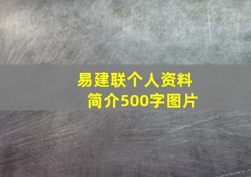 易建联个人资料简介500字图片