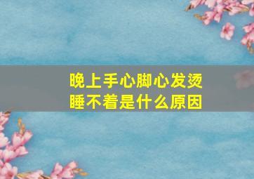 晚上手心脚心发烫睡不着是什么原因