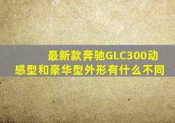 最新款奔驰GLC300动感型和豪华型外形有什么不同