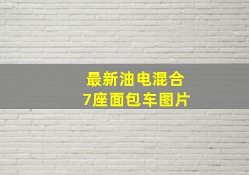 最新油电混合7座面包车图片