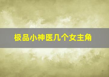 极品小神医几个女主角