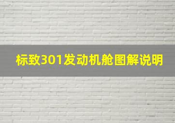 标致301发动机舱图解说明