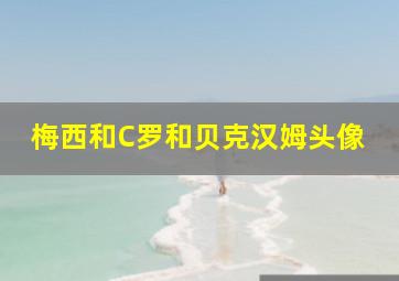 梅西和C罗和贝克汉姆头像