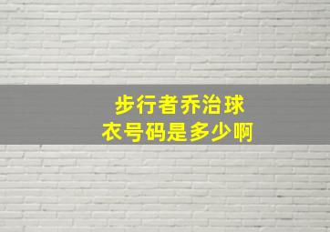 步行者乔治球衣号码是多少啊