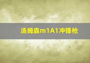 汤姆森m1A1冲锋枪