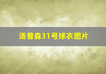 汤普森31号球衣图片