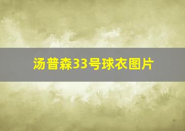 汤普森33号球衣图片